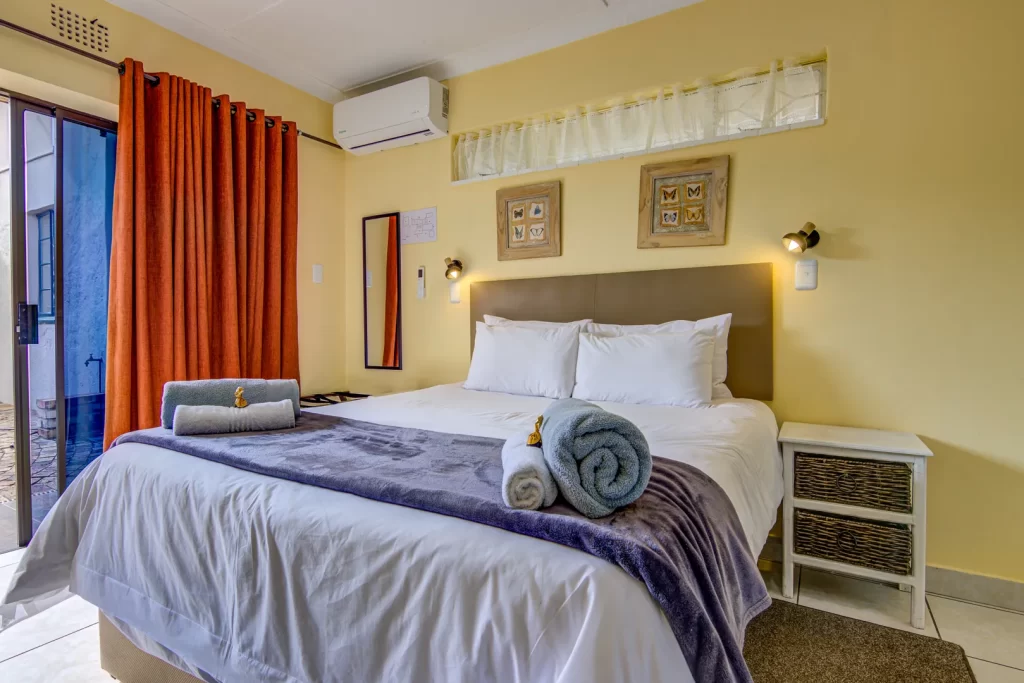 Room 3 view of the bed