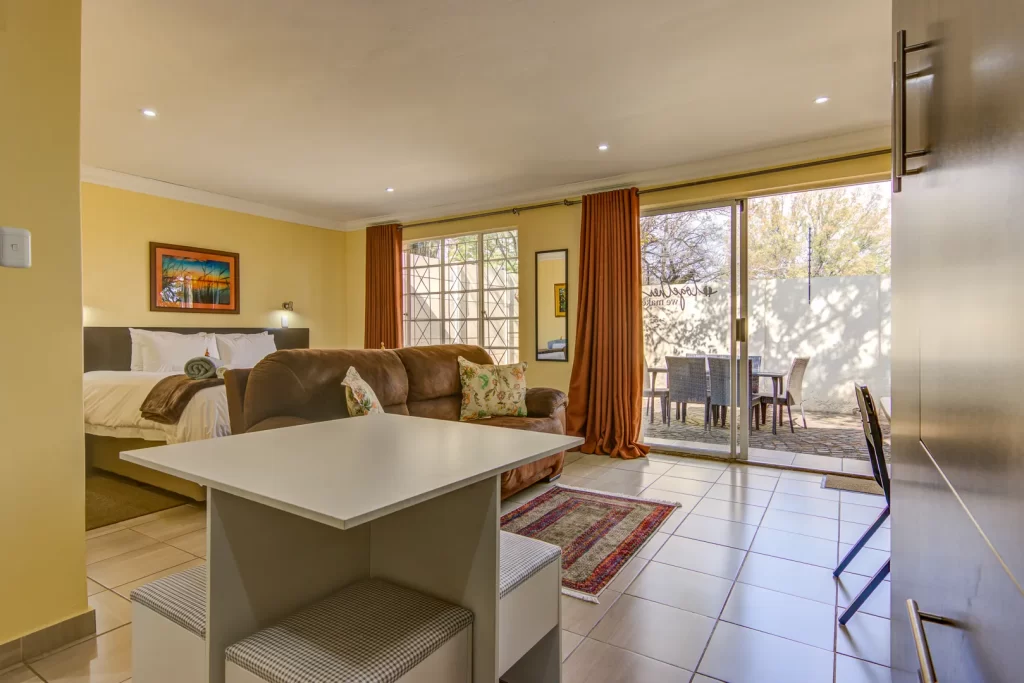 Living room of guest room 1
